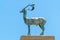 Deer statue. Rhodes, Greece