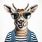 Deer In Sunglasses: Conceptual Portraiture With Visual Puns And Softbox Lighting