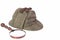 Deerstalker Hat and Retro Magnifying Glass