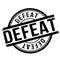 Defeat stamp rubber grunge