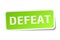 defeat sticker