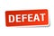 defeat sticker