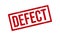 Defect Rubber Stamp. Defect Grunge Stamp Seal Vector Illustration