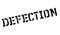 Defection rubber stamp