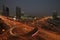 The Defence Roundabout Dubai at Night