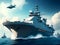 Defending the Future: Futuristic Warship Renderings