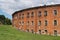 Defense barracks building - Fortress Modlin in Poland