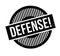 Defense rubber stamp
