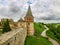 Defense towers of the mediaeval fortress in Kamianets-Podilskyi, Ukraine