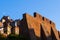 Defensive City Wall With Buttresses In Warsaw