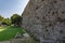 Defensive ditch along the wall of the old town