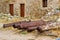 Defensive guns in Fortezza Castle, Rethymno, Crete