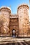 Defensive towers Quart in the historic center of Valencia