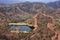 Defensive wall and water reservoir of Jaigarh Fort on Aravalli H