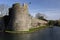 Defensive walls - Bishops Palace - Wells - England