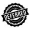 Deferred stamp rubber grunge