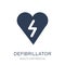 Defibrillator icon. Trendy flat vector Defibrillator icon on white background from Health and Medical collection