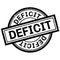 Deficit rubber stamp