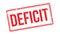 Deficit rubber stamp