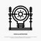 Define, Energy, Engineering, Generation, Power Line Icon Vector