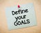 Define your GOALS