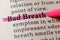 Definition of Bad Breath