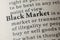 Definition of black market