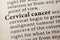 Definition of cervical cancer