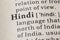 Definition of Hindi