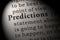 Definition of predictions