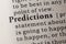 Definition of predictions