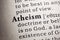 Definition of the word atheism
