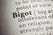 Definition of the word bigot