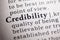 Definition of the word credibility