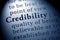 Definition of the word credibility