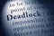 Definition of the word deadlock