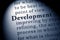 Definition of the word development