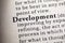 Definition of the word development