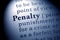 Definition of the word penalty
