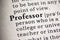 Definition of the word professor