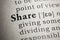 definition of the word share