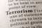 Definition of the word terrorism