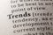 definition of the word trends