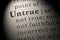 Definition of word untrue