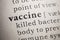 Definition of the word vaccine