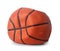 Deflated basketball ball