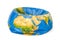 Deflated Earth Globe, 3D rendering