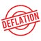 Deflation rubber stamp