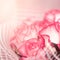 Defocus background of bouquet pink rose