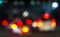 Defocus Car Tail Lights in The Night